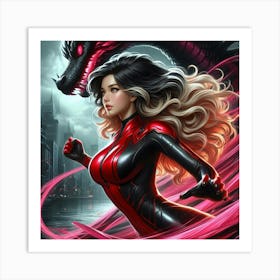 Spider-Woman Art Print