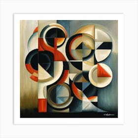 Abstract Painting Cubismo Abstract 19 Art Print