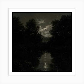 Dark Moody H 20 Art Print