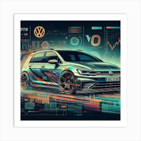 Volkswagen Golf R 2 Poster