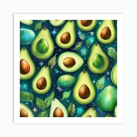 Avocados Art Print