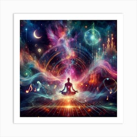 Meditation and the Universal Connection Art Print