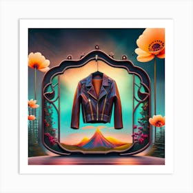 A Leather Jacket 3 Art Print