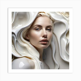 Cream of Beauty Art Print