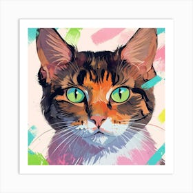 Portrait Of A Cat X Art Print