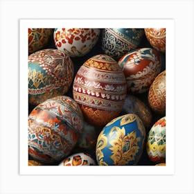 Easter Eggs 1 Art Print