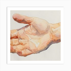 Hand Reaching Out Art Print