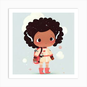 Little Astronaut Art Print