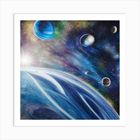 Heavenly Bodies Art Print