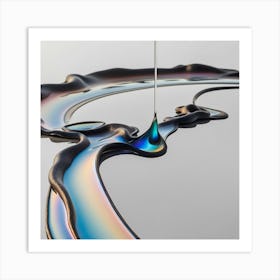 Water Droplet Art Print