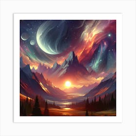 Astral Aura 4 Art Print