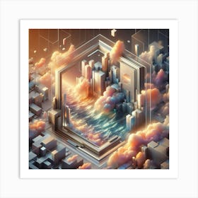 Cityscape 1 Art Print