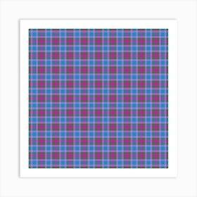 Plaid Pattern 53 Art Print