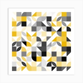 Abstract Geometric Pattern 15 Art Print