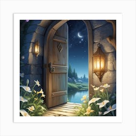 Fairytale Doorway Art Print