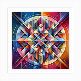 Abstract Geometric Design Art Print