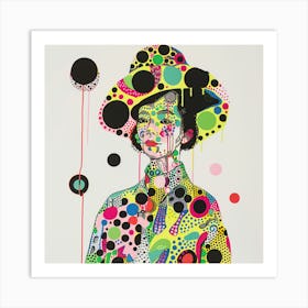 Lady In A Hat 6 Art Print