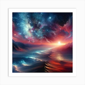 Astral Aura 1 Art Print