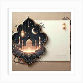 Ramadan Greeting Card 9 Art Print