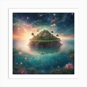 Island In The Sky 1 Art Print