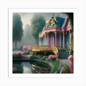 Cinderella'S Palace Art Print