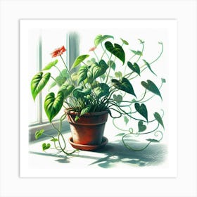 Potted Plant 8 Art Print