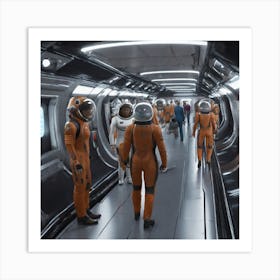 Space Station 110 Art Print