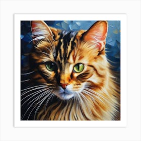 Cat Portrait 3 Art Print