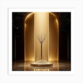 Golden Wand Art Print