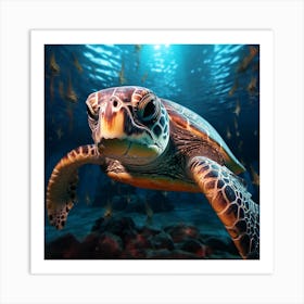 Sea Turtle 3 Art Print