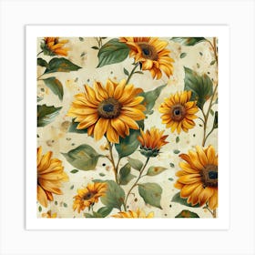 Sunflower 3 Art Print