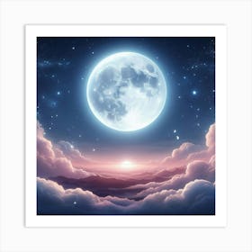 Full Moon In The Sky 24 Art Print