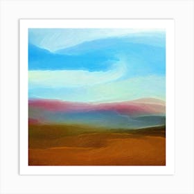 Abstract Landscape Painting 1 Art Print