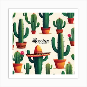 Mexican Cactus 65 Art Print