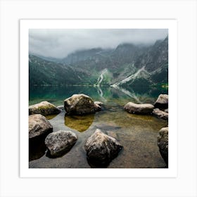 Tatra Mountain Lake Art Print