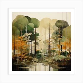 'The Forest' 3 Art Print