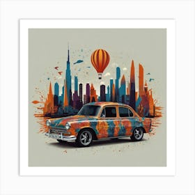 Dubai Cityscape Art Print