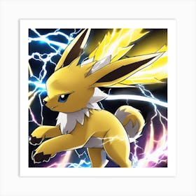 Pokemon Eevee 13 Art Print