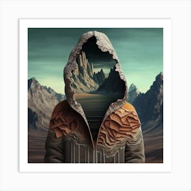 Scenic Face 1 Art Print