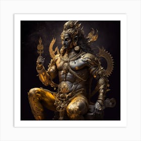 Mythical Warrior 1 Art Print