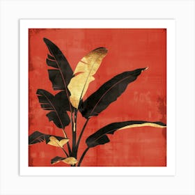 Gold Leaf 16 Art Print