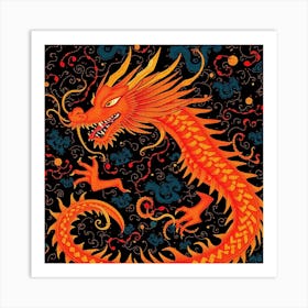 Dragon Chinese Art Print