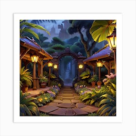 Botanical Gardens 16 Art Print