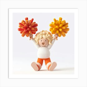 Cheerleader Art Print