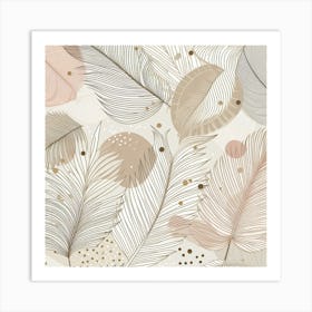 Palm leaves 13 Art Print