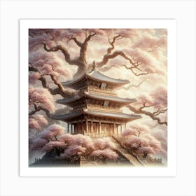 Asian Pagoda Art Print