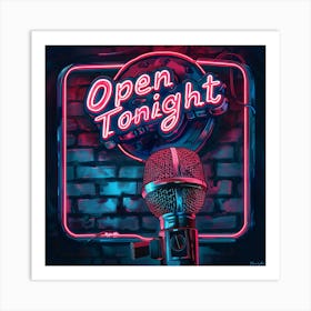 Open Tonight Art Print