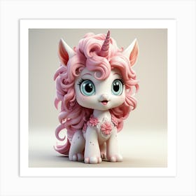 Little Unicorn 25 Art Print