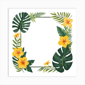 Tropical Frame 7 Art Print