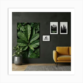 Tropical Leaves Art Print